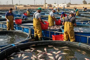        عمال زراعة وتربية الأسماك والأحياء المائية 